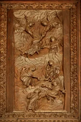 Panneau de la porte du 5ème siècle : l
